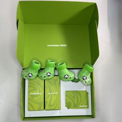 Crocs Dogs Croctober Green Crocs For Dogs Bark X Crocs Size Small