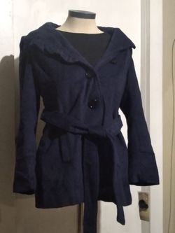Navy Blue Woman's Coat