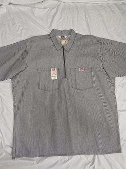 Ben Davis Half Zip Hickory Stripe