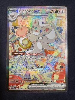 Cinccino ex #119 SIR – Chaos Rising – NM Pokemon TCG Card