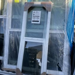 Windows 🪟double panel vinyl new window  ventanas nuevas  Height 47 inches  Width 17 inches 
