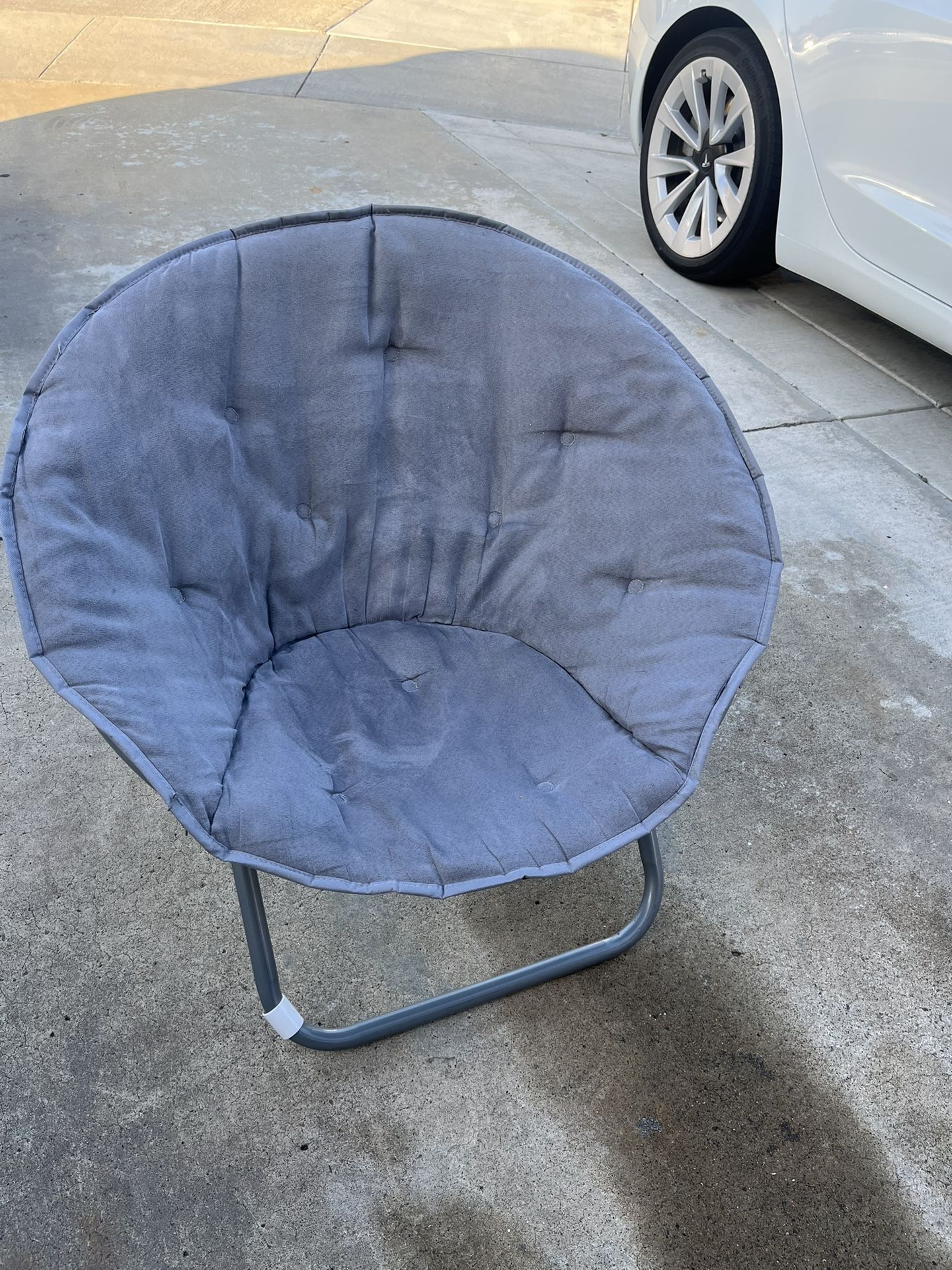 Plush Saucer Chair