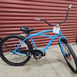 26" Huffy Cranbrook Adult Cruiser Bike Matte Blue
