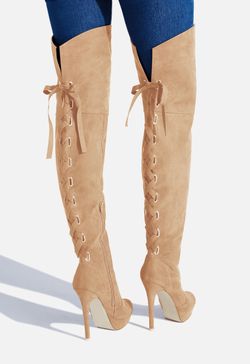 Thigh High Platform Stiletto Boot Heels