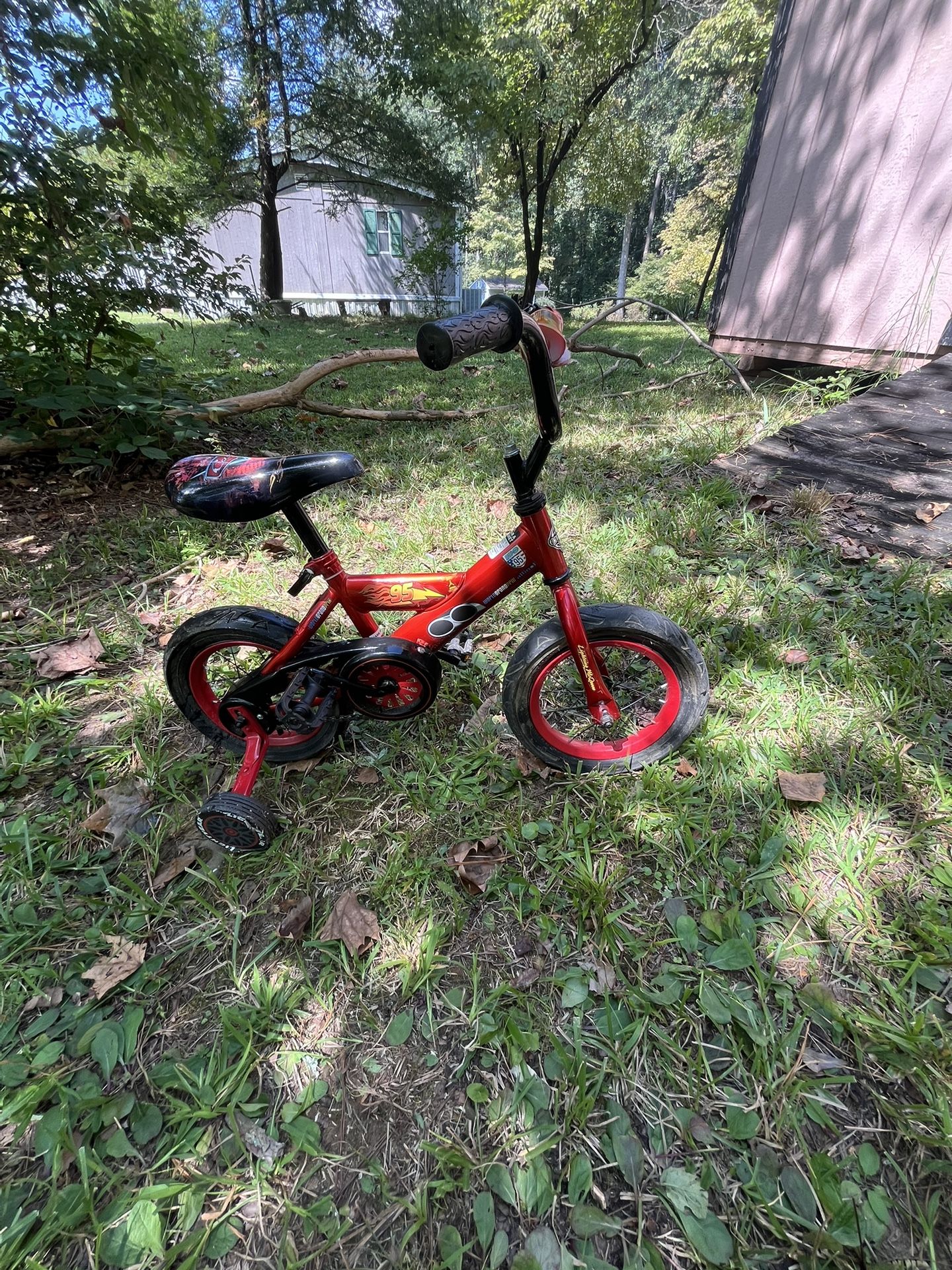 Boys Toddler Bike With Training Wheels
