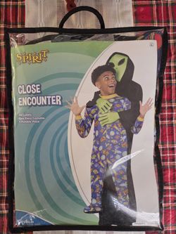 Kids Halloween Costume, Wore One Time This Year, "Close Encounter"