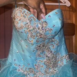 Tiffany Blue Prom Dress 