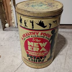 Vintage Potato Chips Can