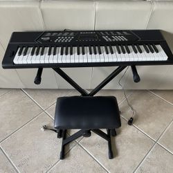 Keyboard Piano with bench
