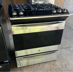 Ge slide -in propane gas stove : todo le funciona perfecto