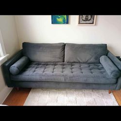 West Elm Gray Couch 