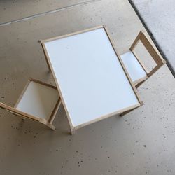 Kids Table And 2 Chairs