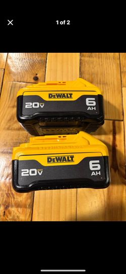 Pair Of Dewalt 6.0 Batteries 