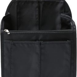Surblue Backpack Organizer Insert Liner Hanging Travel Rucksack Purse and Handbag Insert Pocket, High-capacity Divider Foldable Nylon Shoulder Bag Org