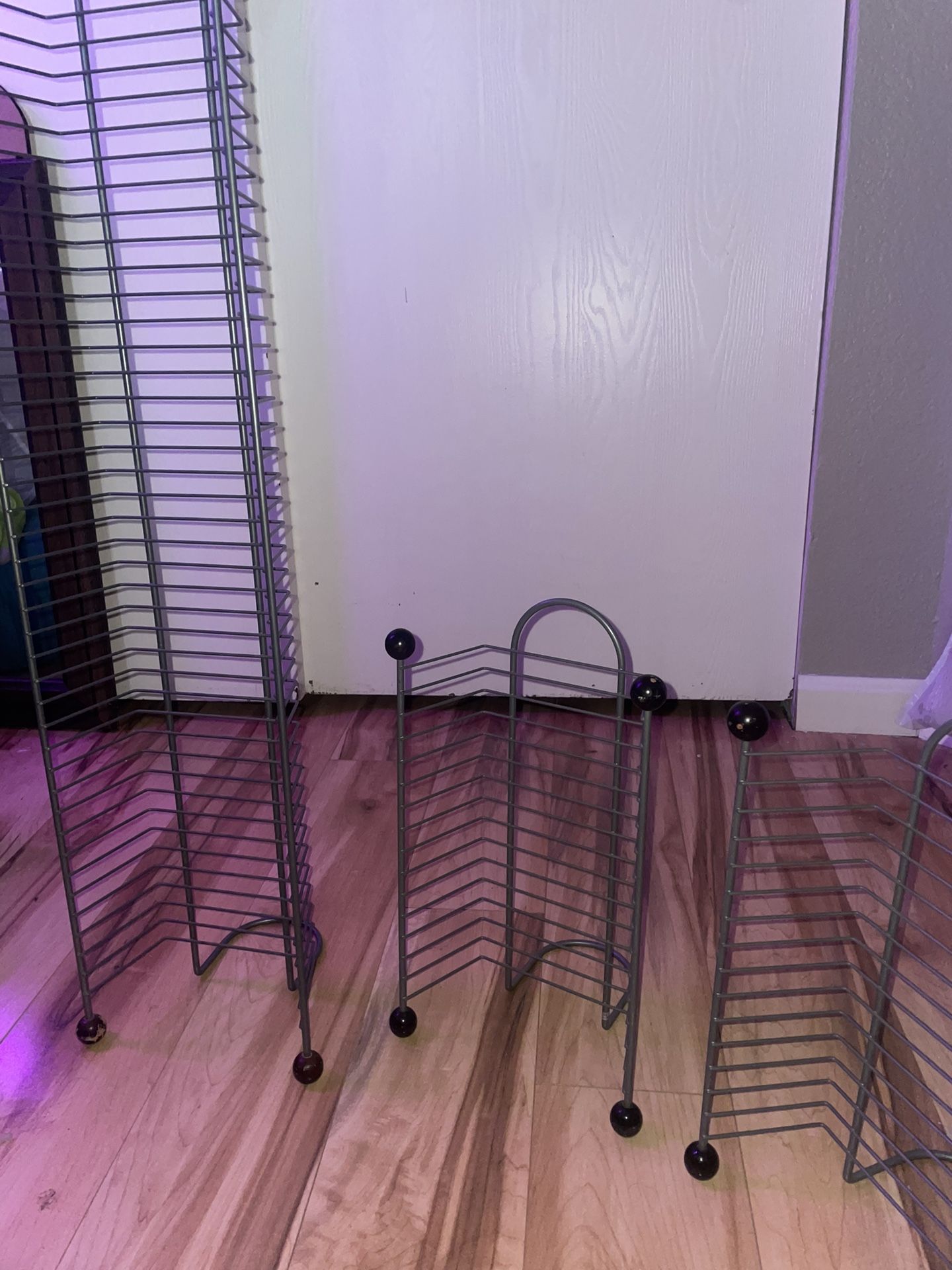 Wire Rack Media Storage