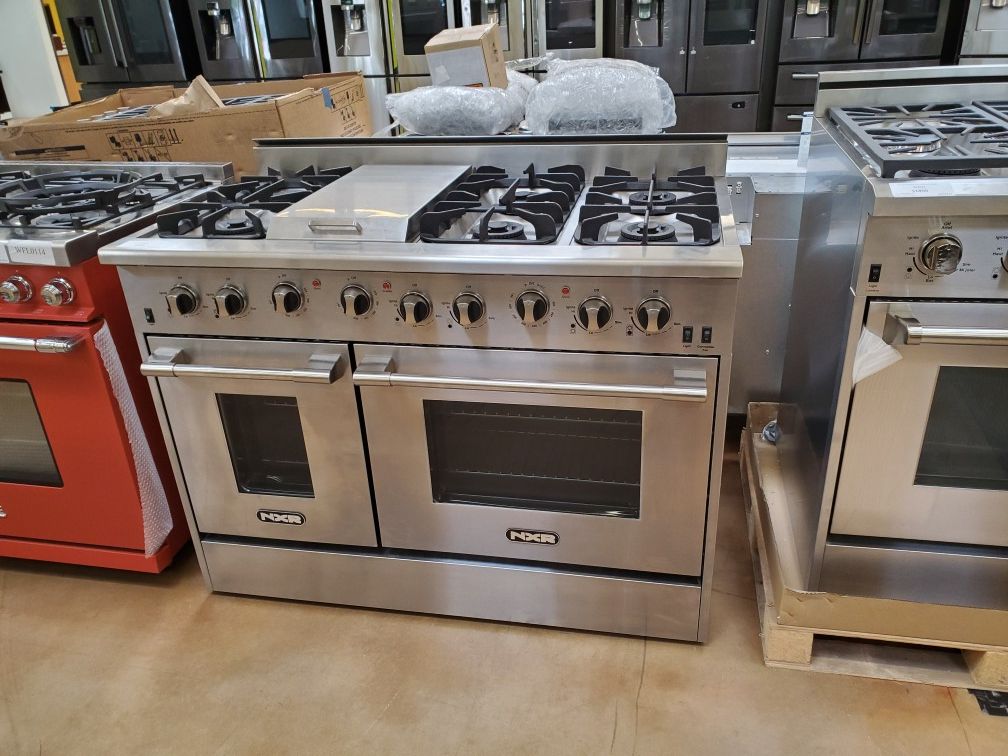 NXR 48" Gas Range double oven
