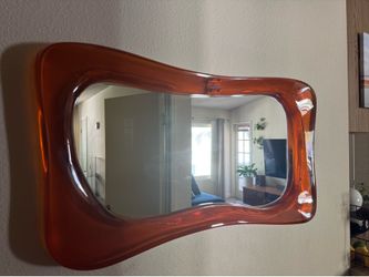 Handcrafted epoxy mirror