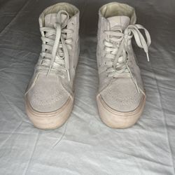 VANS SK8-Hi Stackform Suede Sneakers Size M6.5/W8 Pale Pink