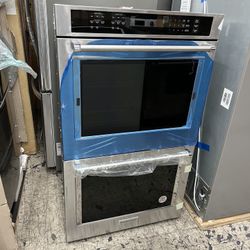 New KitchenAid Stainless Steel 30” Double Oven
