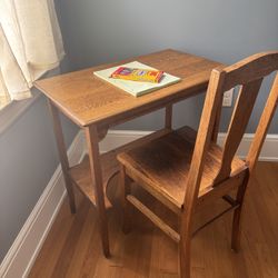 Solid Oak Desk for Child
