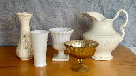Vintage white ceramics