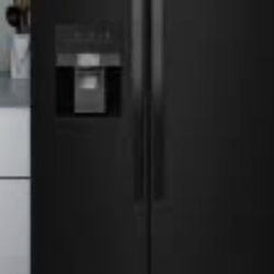 Black Counter Depth side by side Refrigerator 22.3 cu. Ft.