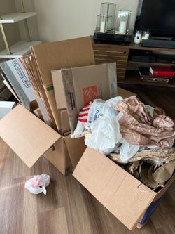 Moving Boxes & Stuffing