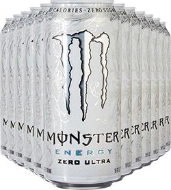 23 cans of Monster Energy Zero Ultra flavor