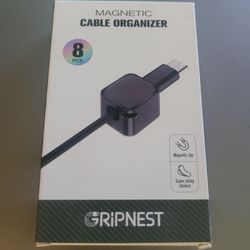 8 piece Phone cable organizer Black or White