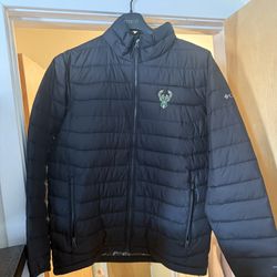 Milwaukee Bucks Columbia Powder Lite Omni-Heat Reflective Full-Zip Jacket - Black