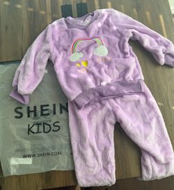 Cozy purple pants and long sleeve set