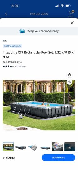 32x16x52 h above ground pool