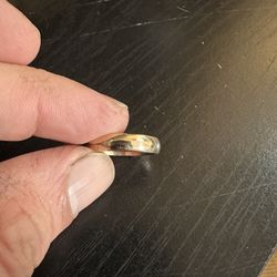 14k Gold Ring, Wedding Band 