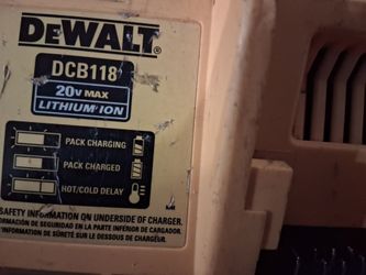 Dewalt charger with blower
