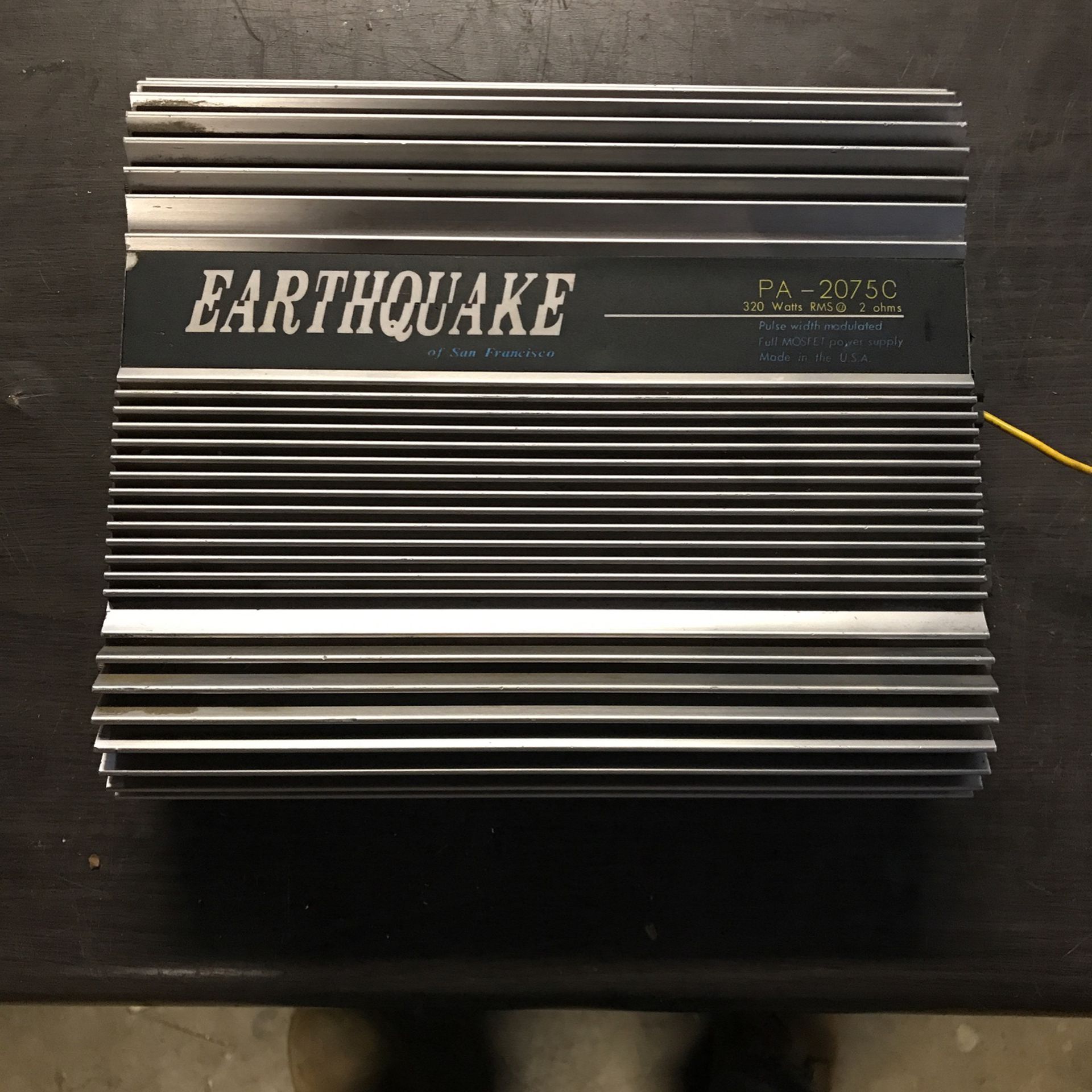 Earthquake Amplifier Old School Made In USA for Sale in Beaumont, CA -  OfferUp