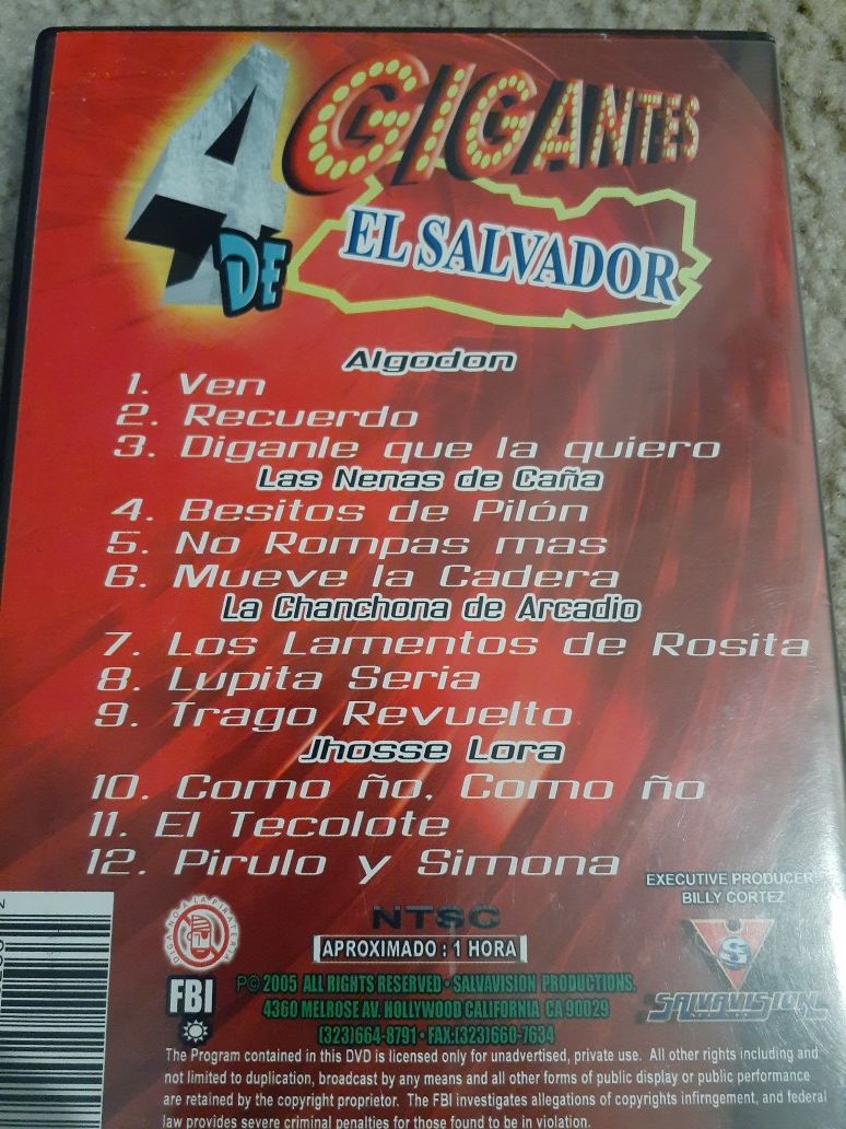 DVD musica salvadoreña for Sale in OR, US - OfferUp