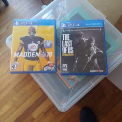 The Last Of Us & Madden 19 Ps4