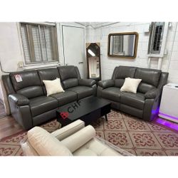 2 Pc Recliner Sofa And Loveseat Set 