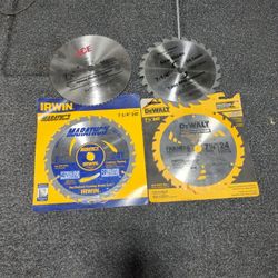 7 1/4" Saw Blades         Qty 4