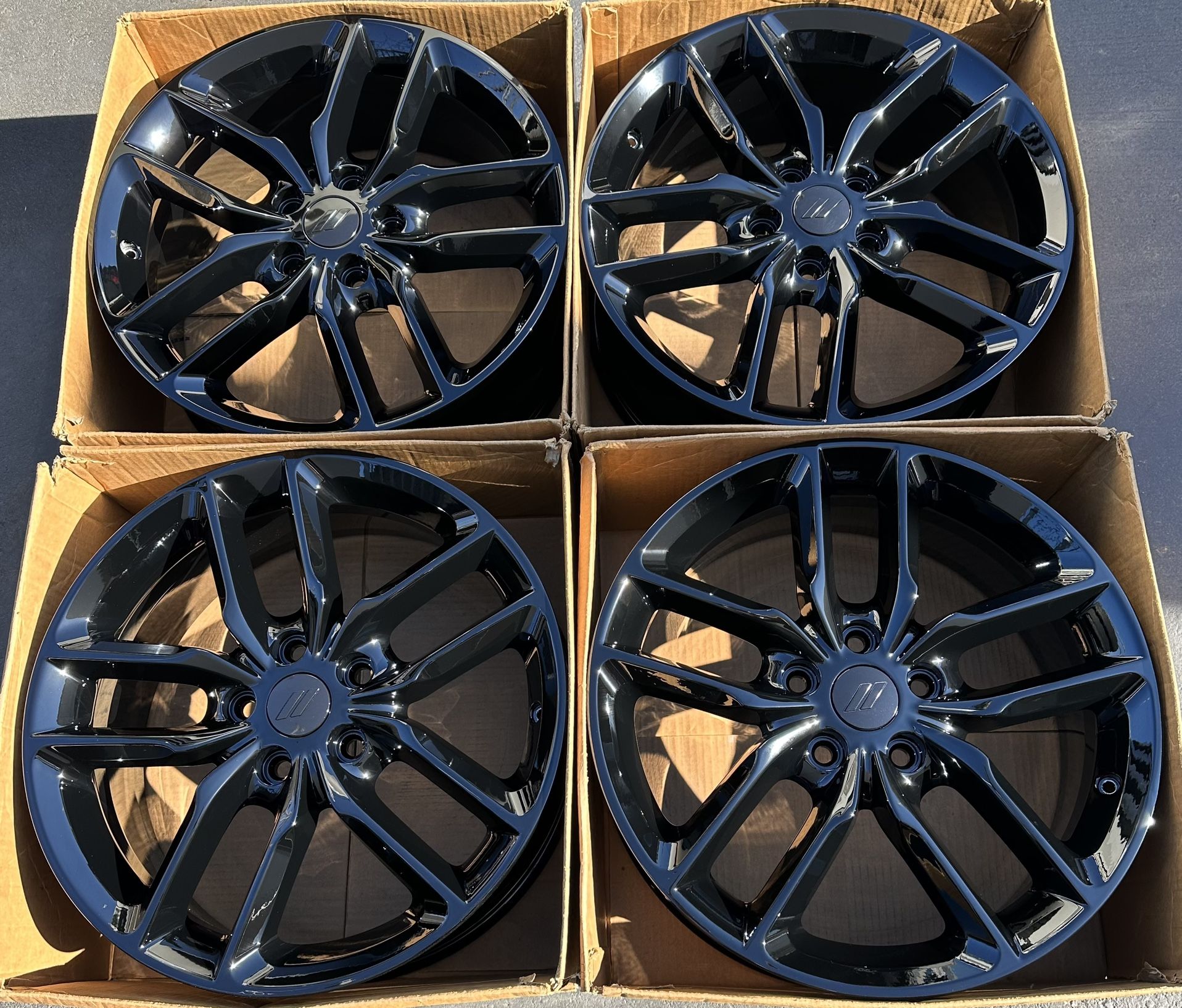 20” Dodge Durango factory wheels rims gloss black new
