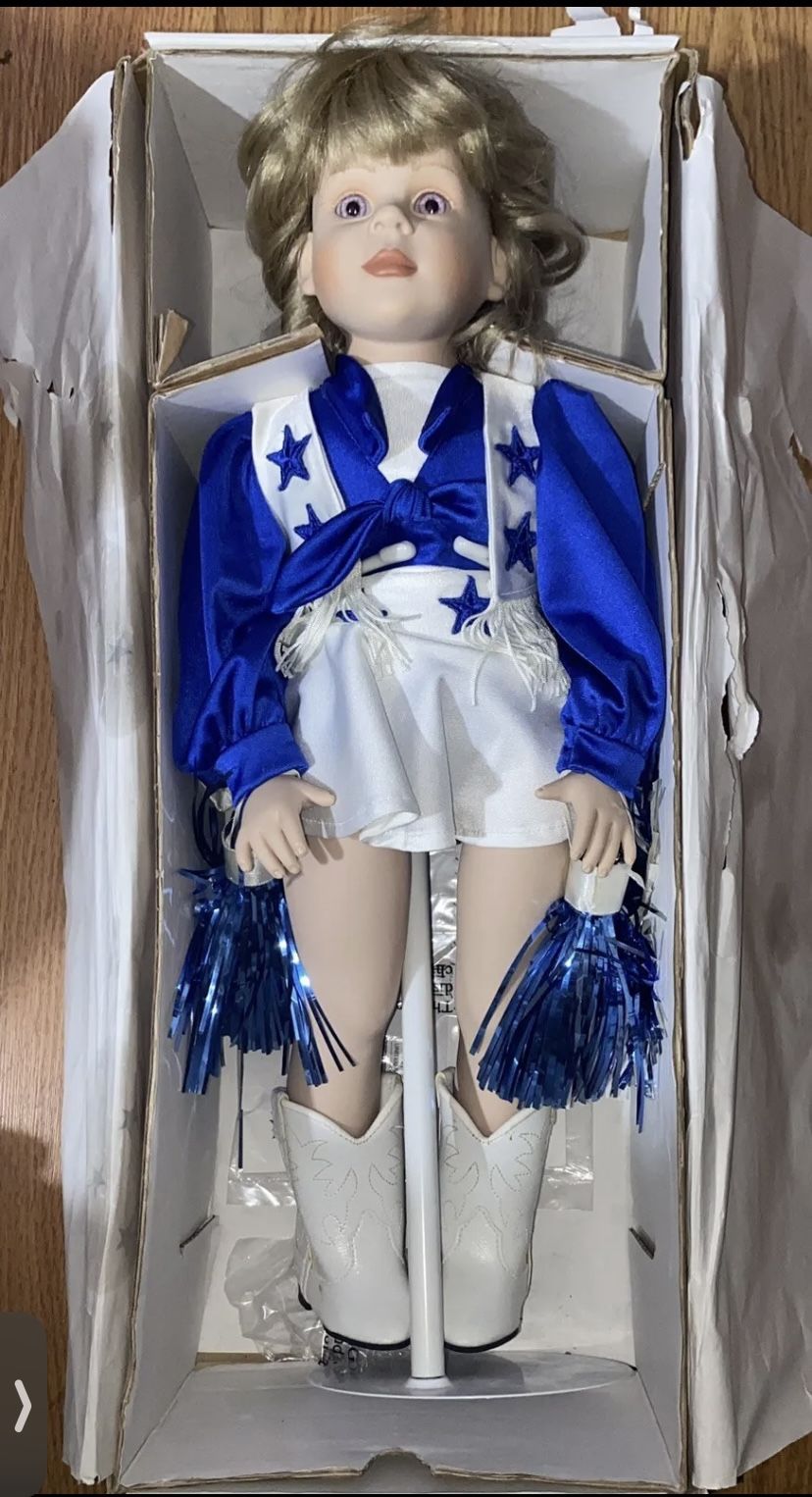 NFL Jr. 1996 American Cheerleaders Haley Alexis Jones Doll 18 1/2"