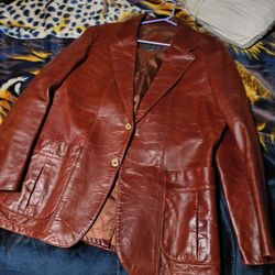 Vintage Nordstrom leather jacket size 44