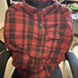 Street and steel Motorcycle Riding shirt w/ armor