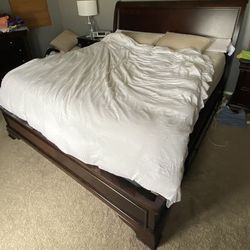 Cal King Bed Frame with storage
