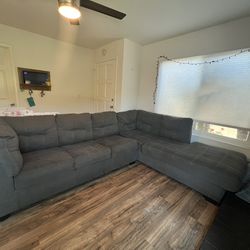 Grey Couch, Sofa Bed
