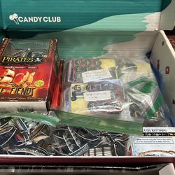 Assorted Ship Game (Pirates Constructible Strategy Game) cards and pieces.