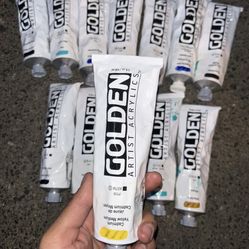 Golden Big Tubes Of Acrylic Paint 