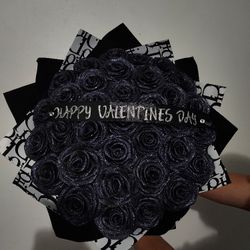 Black Rose Bouquet