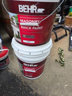 Behr exterior masonry paint