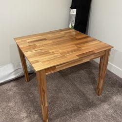 Acacia Dining Table Square 36x36